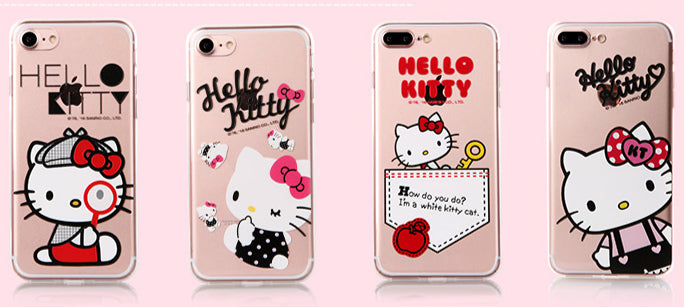 Hello Kitty Spice Slim Transparent PC Cover Case for Apple iPhone 7 Plus & iPhone 7