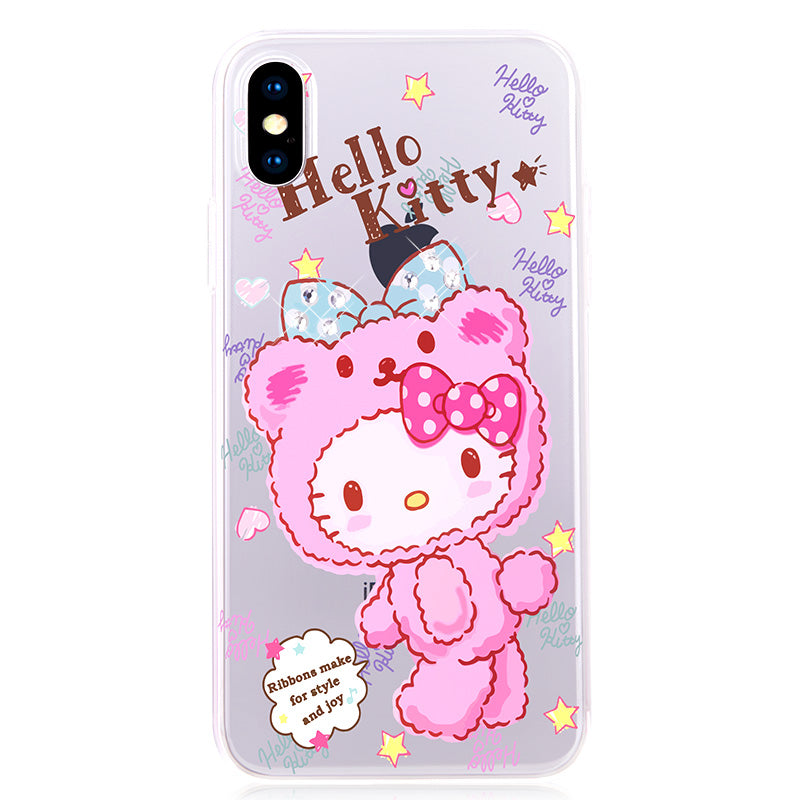 X Doria Hello Kitty Nifty Bear Swarovski Diamonds Case Cover For