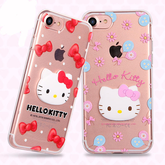 gourmandise Hello Kitty & My Melody Transparent TPU Soft Back Cover Ca –  Armor King Case