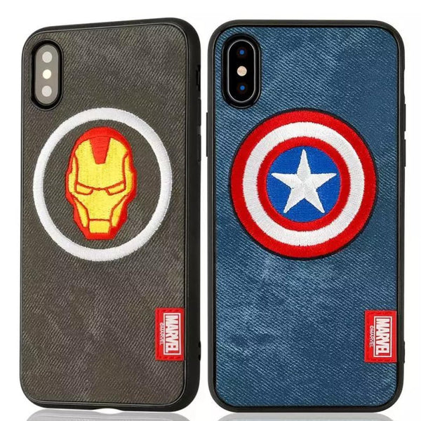 X Doria Pilot Series Marvel Avengers Denim 3d Embroidery Case Cover Fo Armor King Case