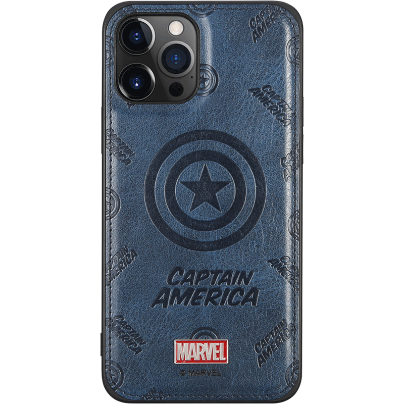 Uka Marvel Avengers Premium Leather Magnetic Magsafe Case Cover Armor King Case