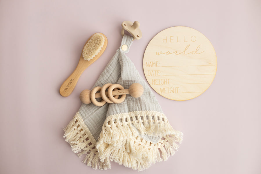 Wood Sign | Hello World Circle