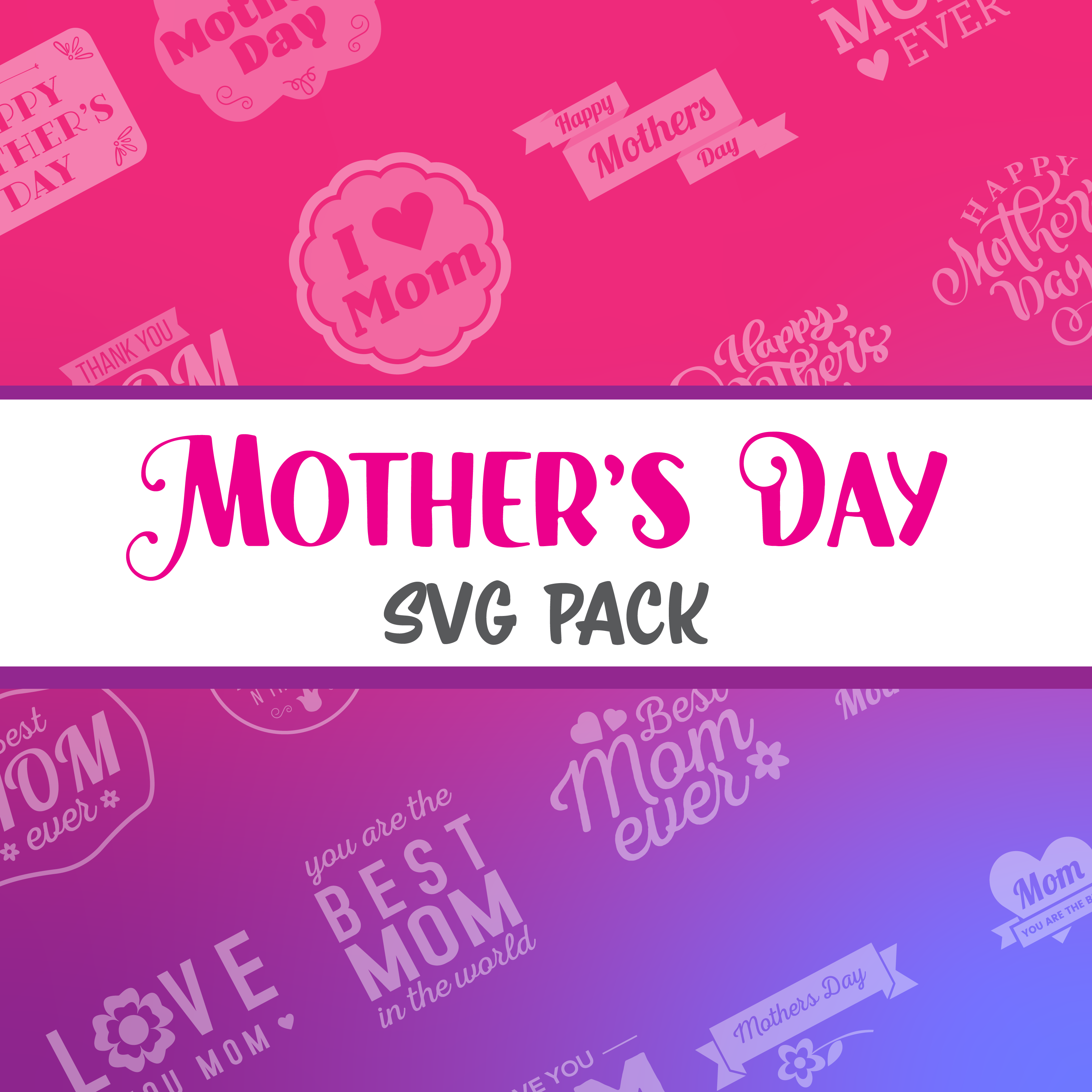 Mother S Day Svg File Pack Cricut Cameo Svg File
