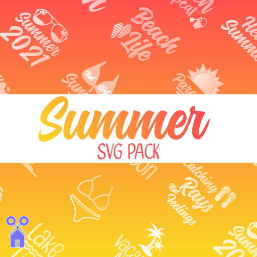 Download Summer Svg File Pack Cricut Cameo Svg File