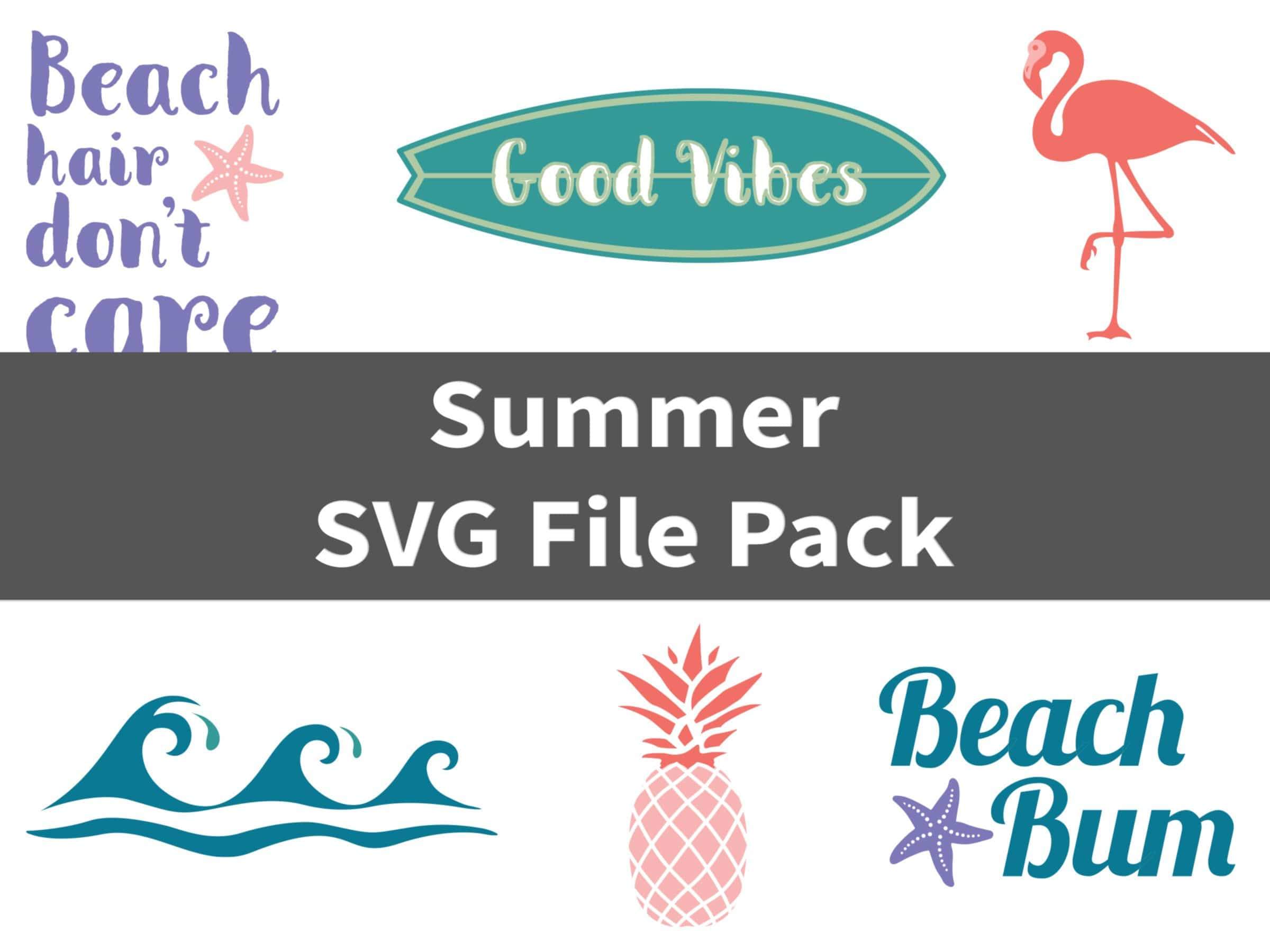 Download Summer Svg File Pack