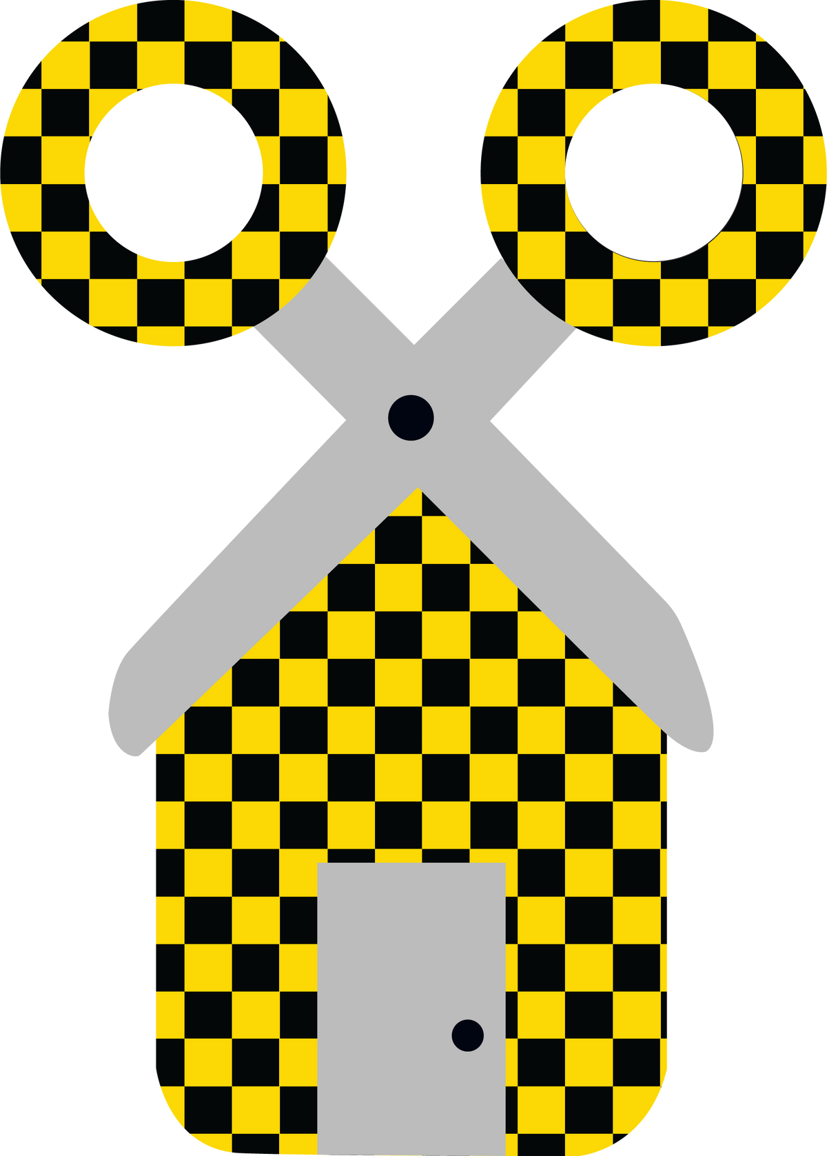 yellow and black checkerboard