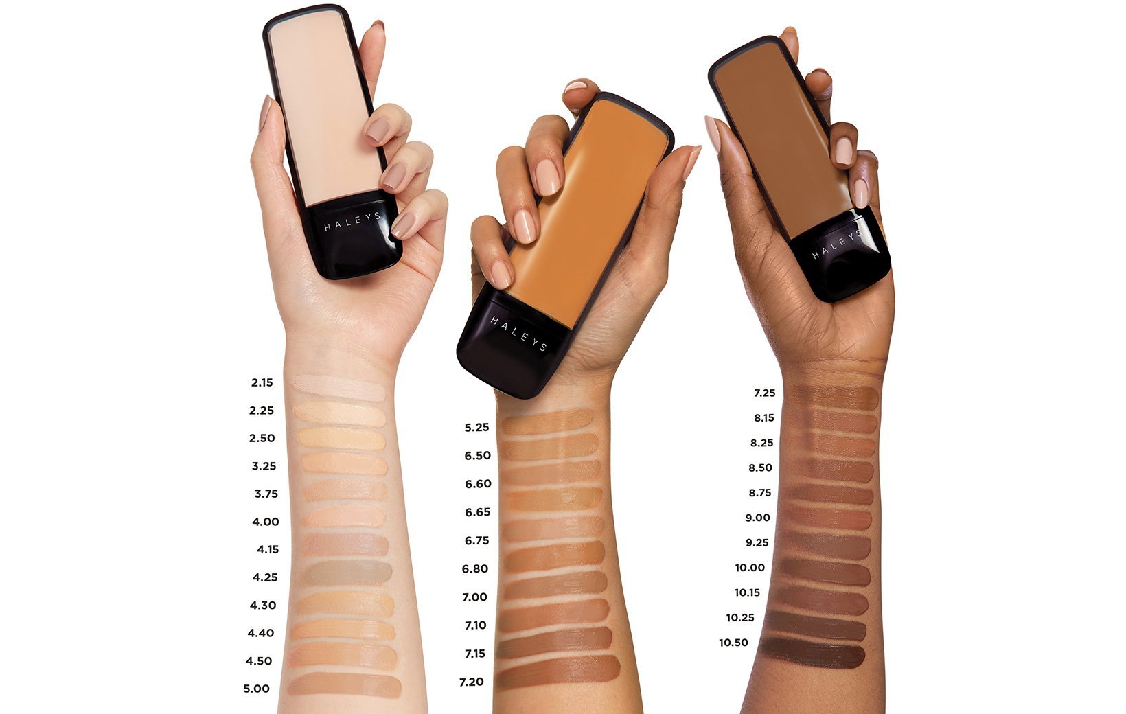 Shades Of Foundation Chart