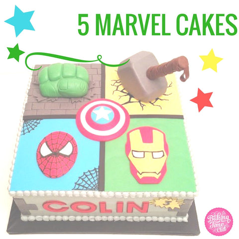 Top 5 Marvel Comic Book Cakes – Baking Time Club
