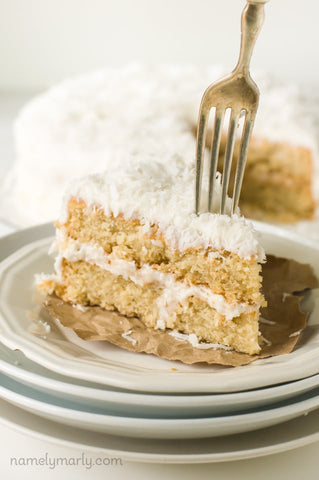 Vegan Coconut cake for Mothers Day