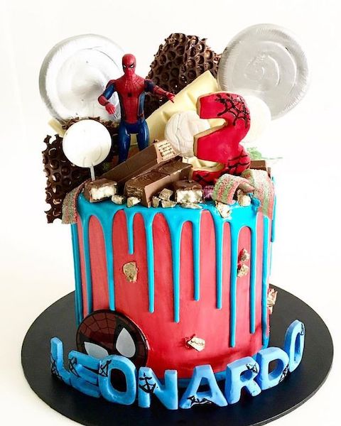 Spiderman Edible Image Cake – iCake | Custom Birthday Cakes Shop Melbourne