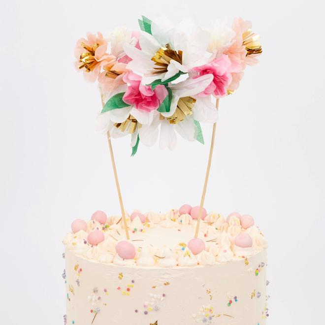 Flower Bouquet Cake Topper Baking Time Club