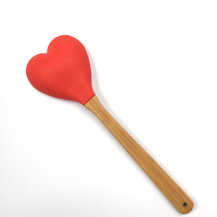 heart silicone spatula