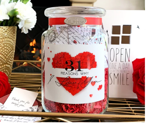  31 Reasons Why I Love You Jar of Notes