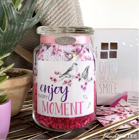 Enjoy Every Moment Jar of Notes