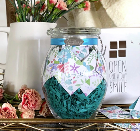 Fresh Cut Floral Jar of Notes