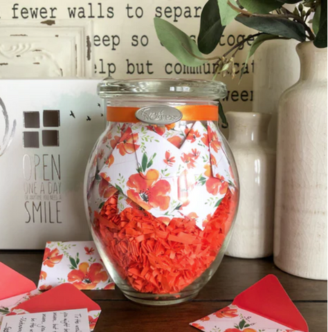 Poppy in Bloom Jar of Notes