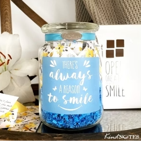 Reason to Smile Jar of Notes