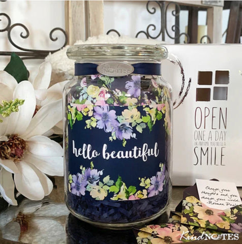 Sweet Blossoms Hello Beautiful Jar