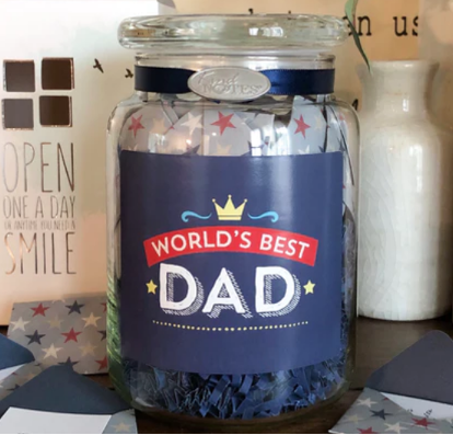 World’s Best Dad Jar of Notes