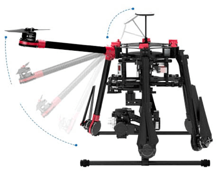 Highly portable, powerful aerial system for the demanding filmmaker.