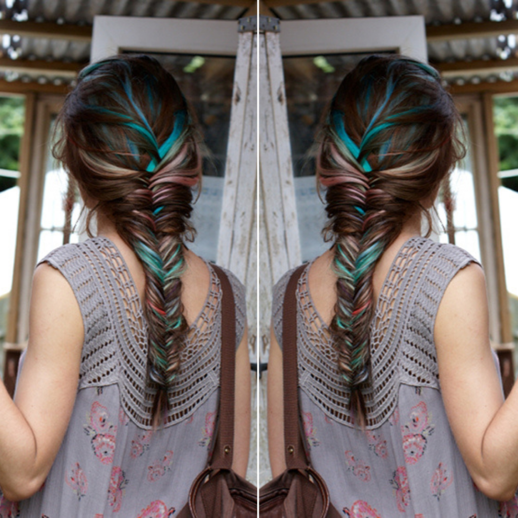 Faux Braids WithHighlights