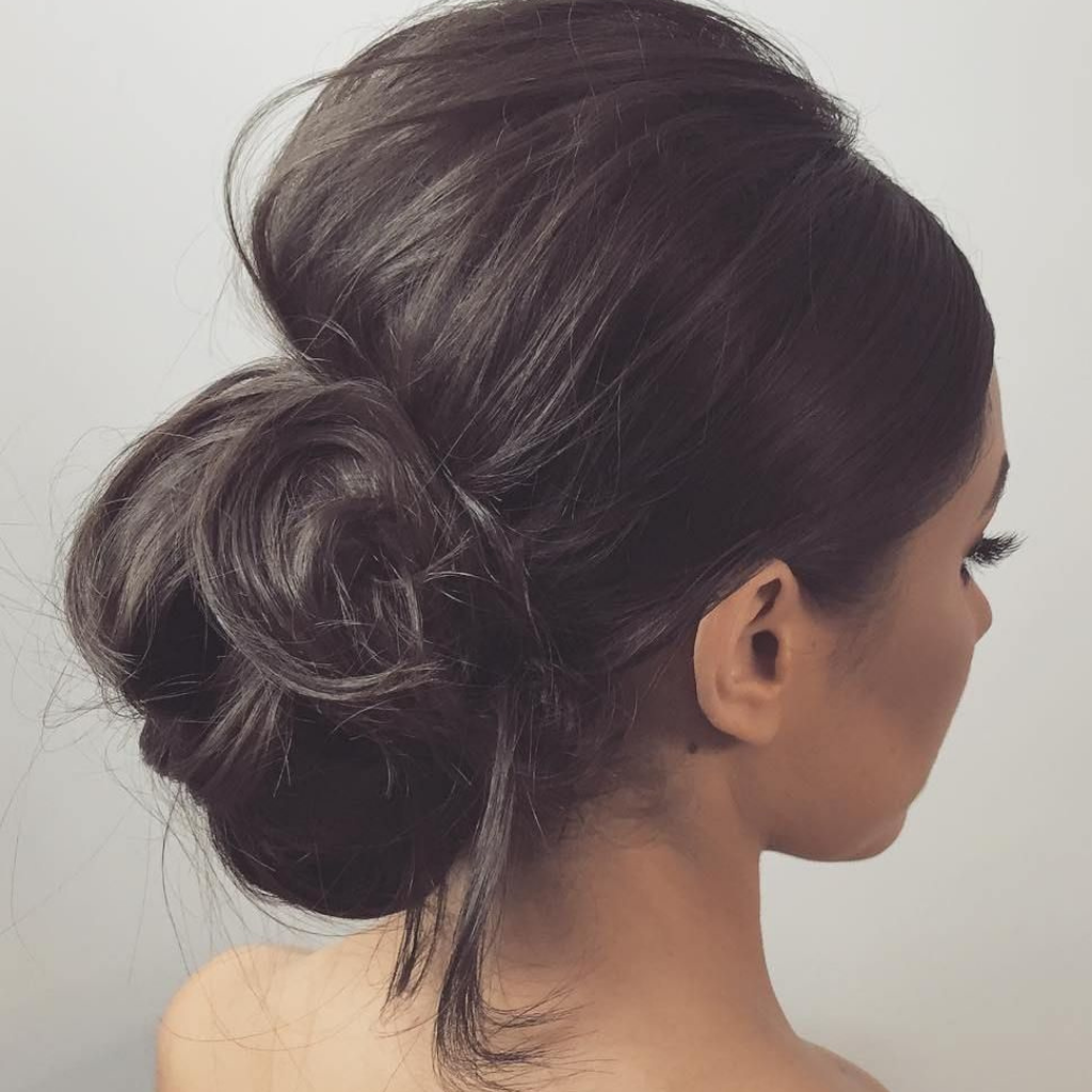 Low Bun with 3-Clip Ponytail Extensions