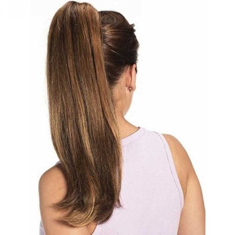 High Ponytail With Ponytail Extensions 