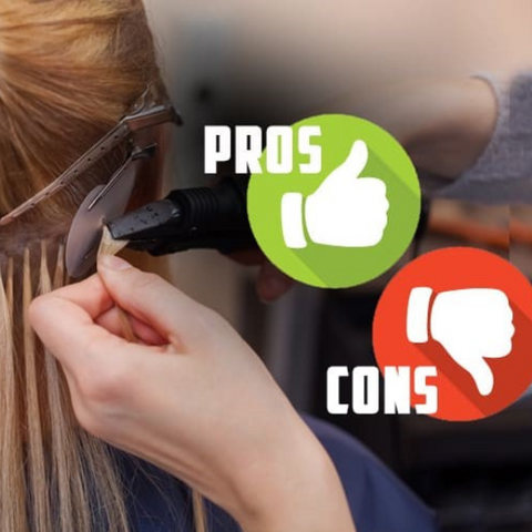 Pros and cons of permanent hair extensions