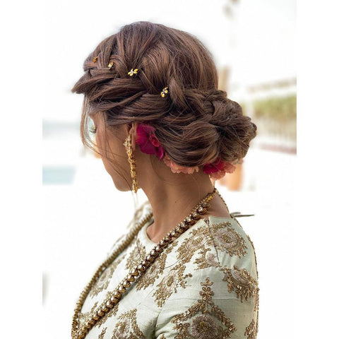 Trending Indian Bridal Hairstyles For Thin Hair