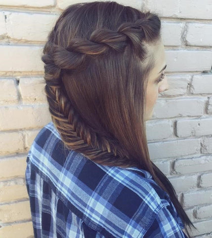 Rope Twist On A Ponytail 