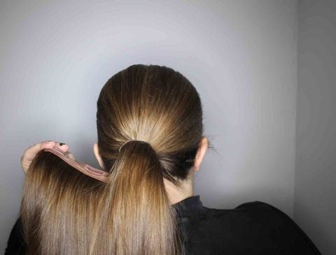 Crimped and Neat Ponytail 