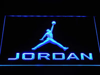 neon blue jordans