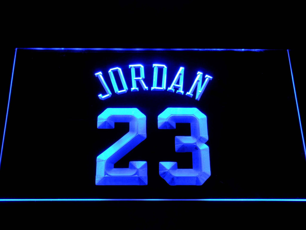 neon blue jordans