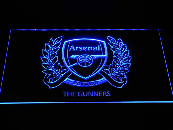 Arsenal F C 125th Anniversary Logo Led Neon Sign B1367 Zignsign More Than A Sign