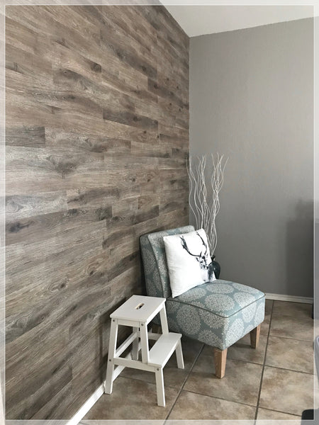 The Easiest Way To Diy Wood Plank Ship Lap Accent Wall With