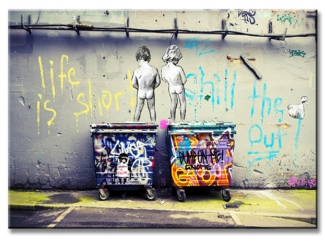 Shop Deals Online Street Style Graffiti Wall Art Canvas Print Sale