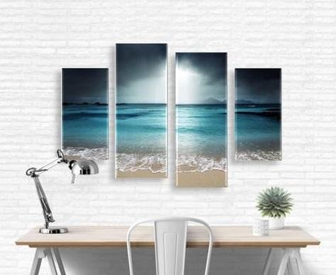 Scenic Canvas Prints On Sale Cheap Beach Ocean Landscapes Free Ship