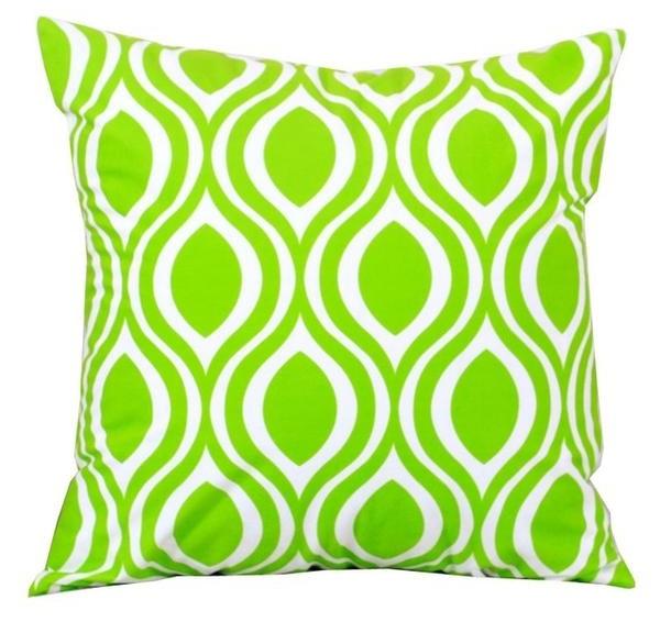 Shop Throw Pillows Bright Green Cushion 