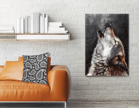 Howling Wolf Canvas Prints in HD
