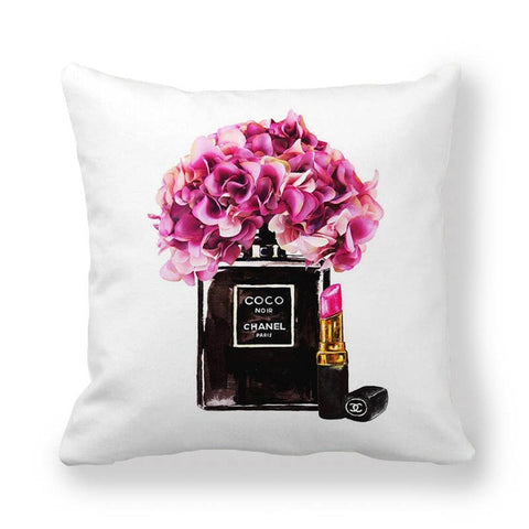 chanel no 5 pillow