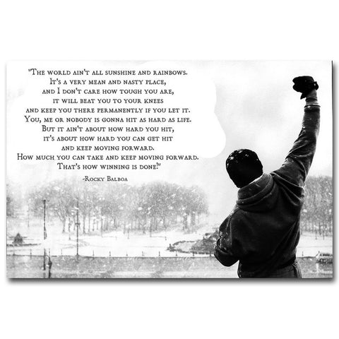 rocky balboa speech poster teechips