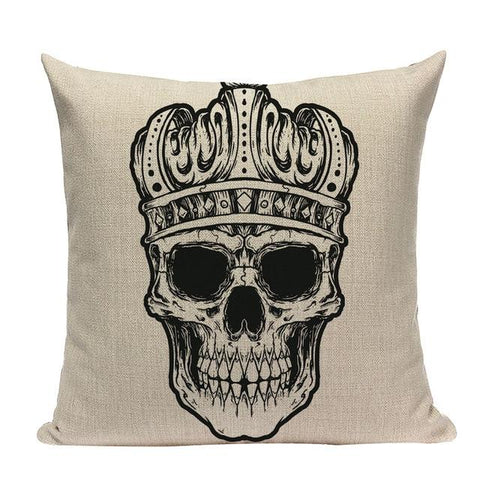 Skull Throw Pillow