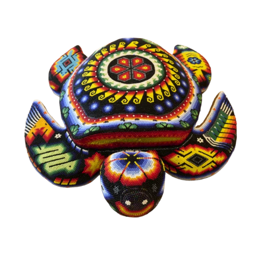 Huichol Turtle Sculpture