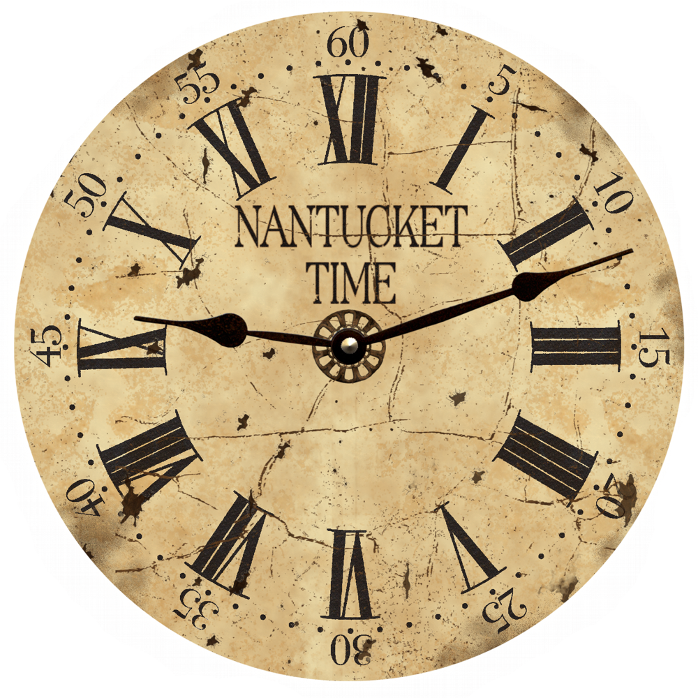 Nantucket Time Clock Nantucket Island Wall Clock Time Flies Clocks