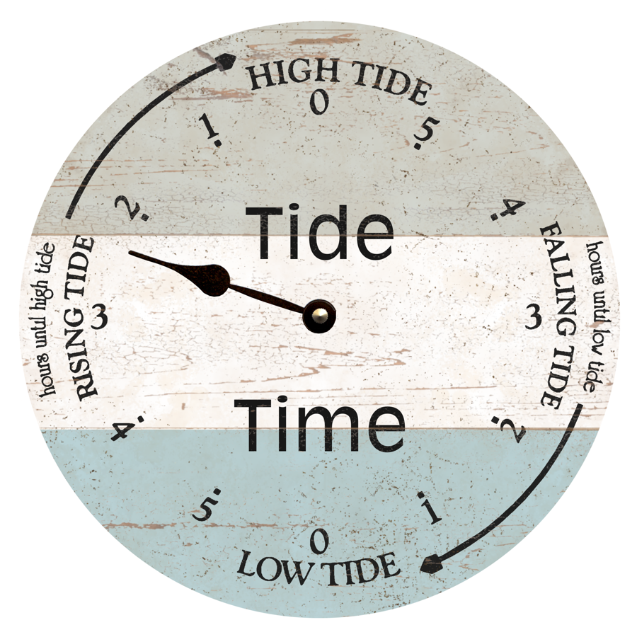 Tide Clock-Tide Time Clock – Time Flies Clocks