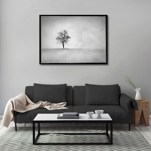 Lone Tree LS - 1x A0 Art print, black frame