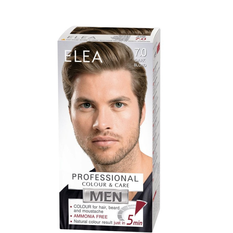 Elea For Men Colour For Hair Beard Moustache 100ml 7 0