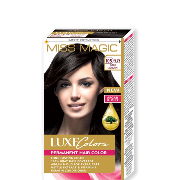 Permanent Hair Colour Miss Magic Luxe Colors 108g 105