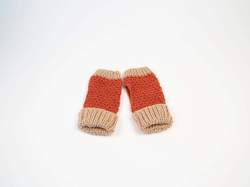 fingerless mittens