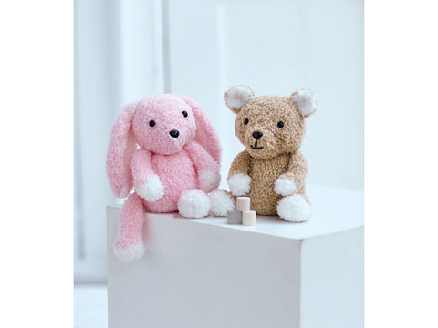 pink bunny teddy bear